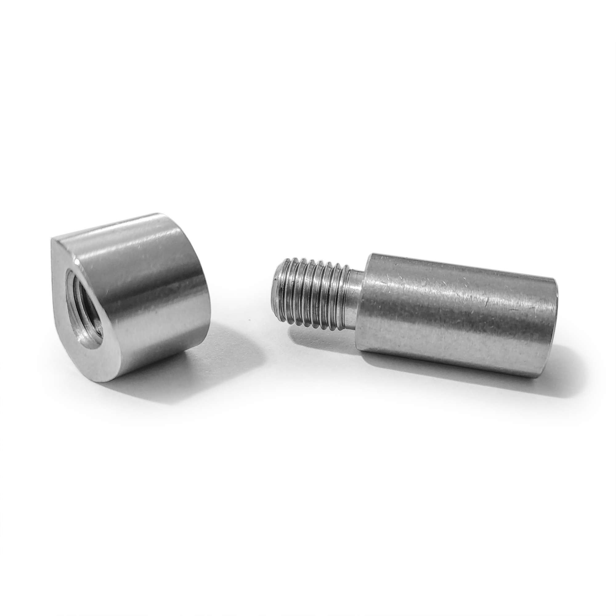 DRT Motorsports M10x1.25P Coped Steel Weld Bung - Image 2