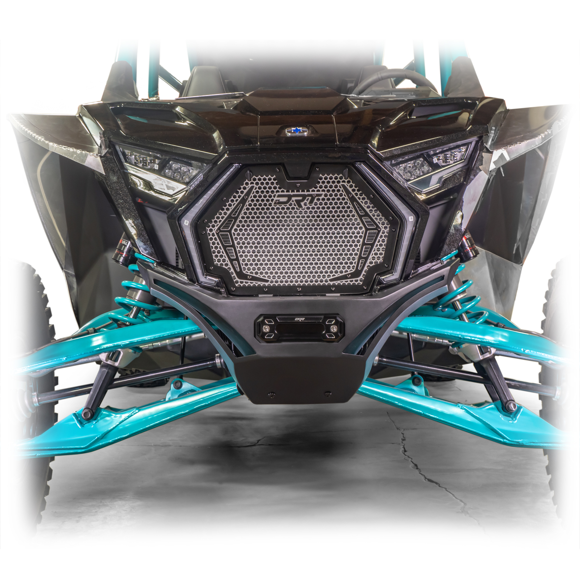 DRT Motorsports Polaris 2025+ RZR Pro XP/Pro S /Pro R Aluminum Front Grill - Black - Image 3