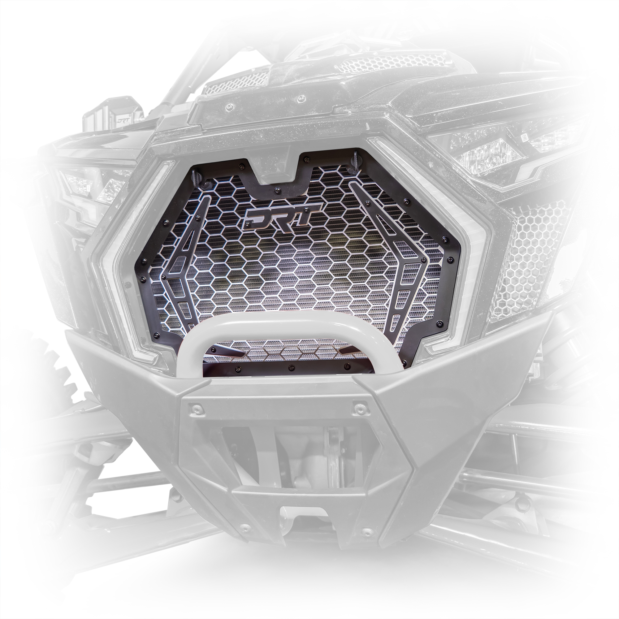 DRT Motorsports Polaris 2025+ RZR Pro XP / Pro S / Pro R Duner (High Flow) Aluminum Front Grill - Black - Image 2