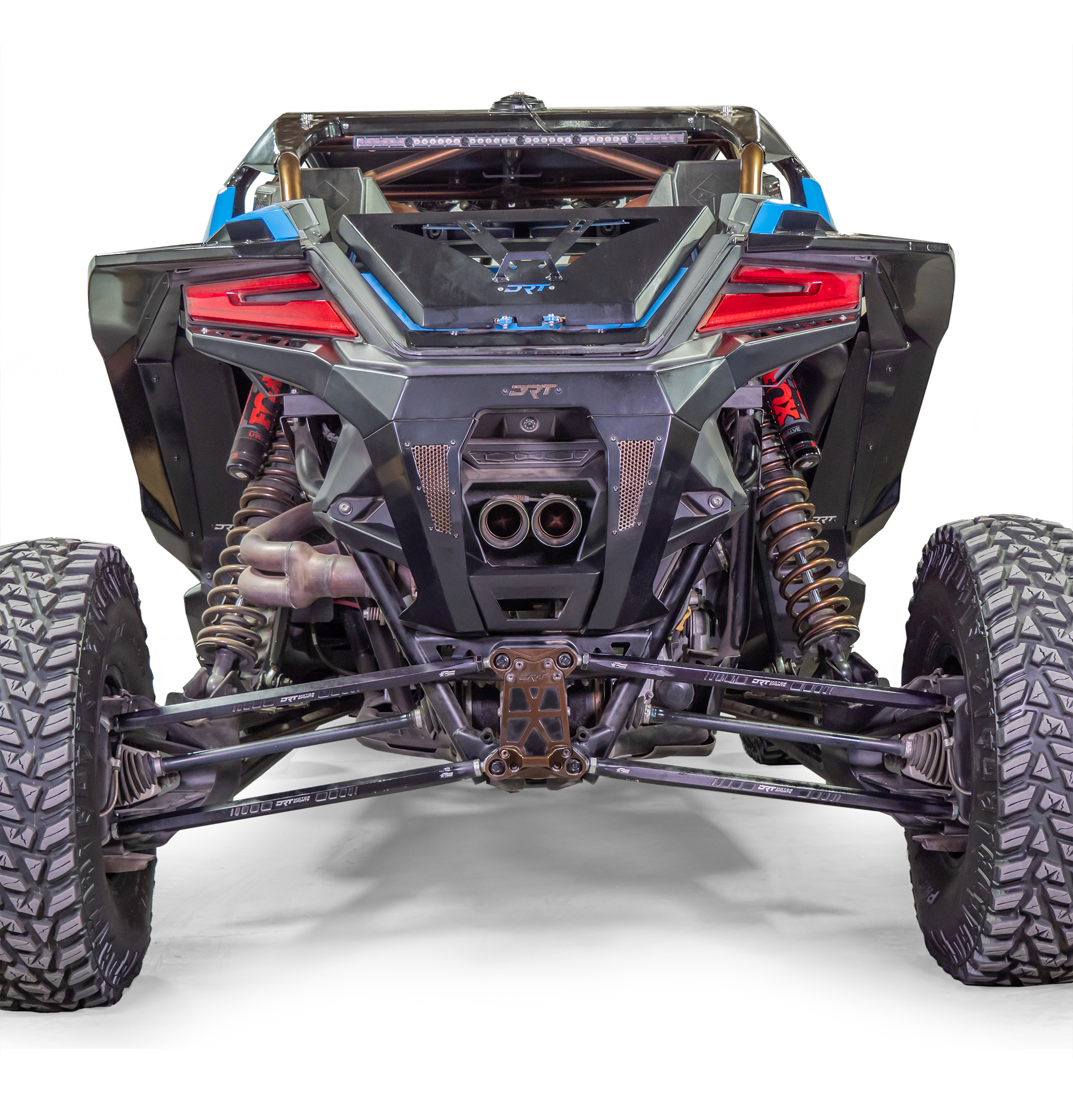 DRT Motorsports Polaris Pro R 2022-2024 Aluminum Rear Inner Fender Guards - Image 3