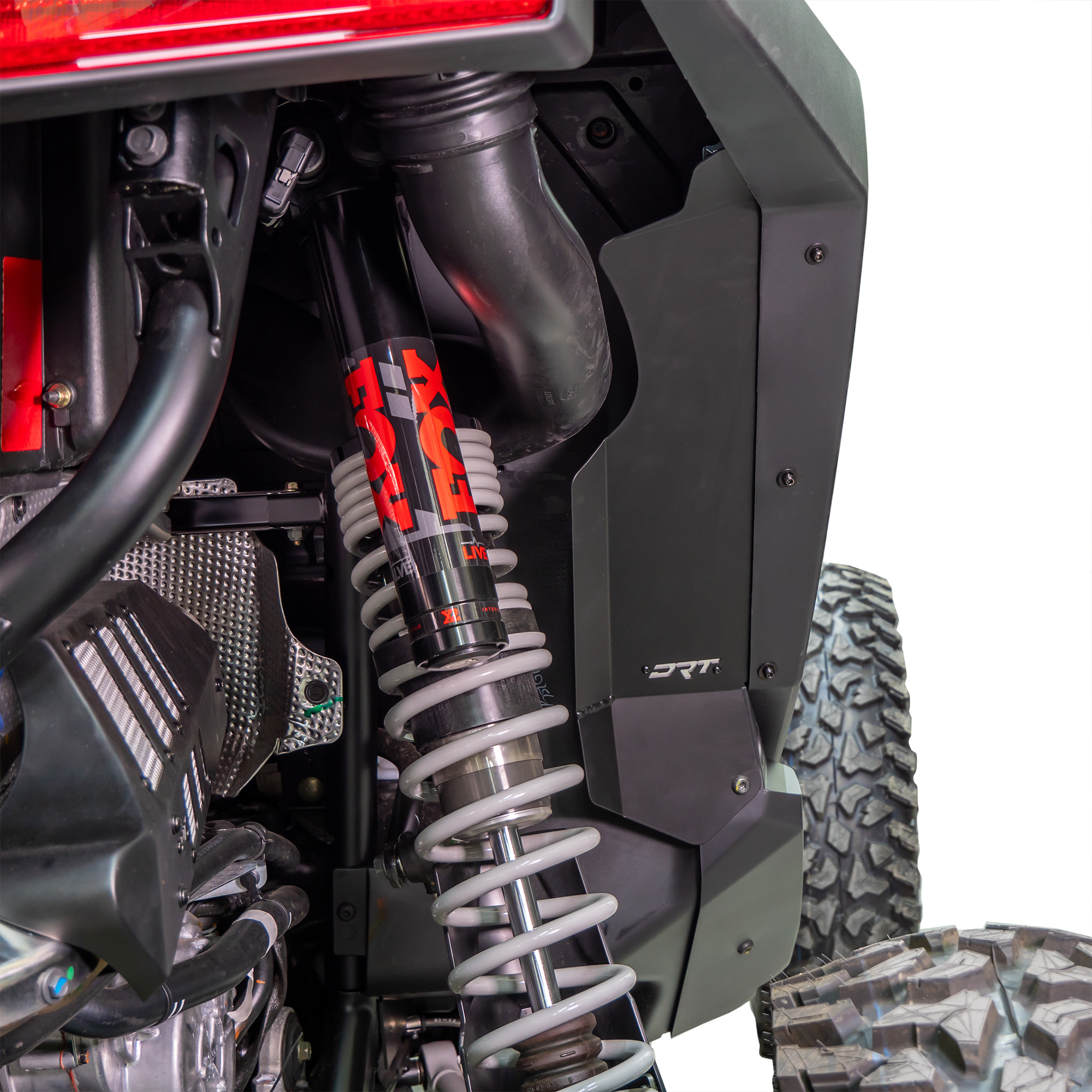 DRT Motorsports Polaris Pro XP / Turbo R 2020-2024 Aluminum Rear Inner Fender Guards - Image 2
