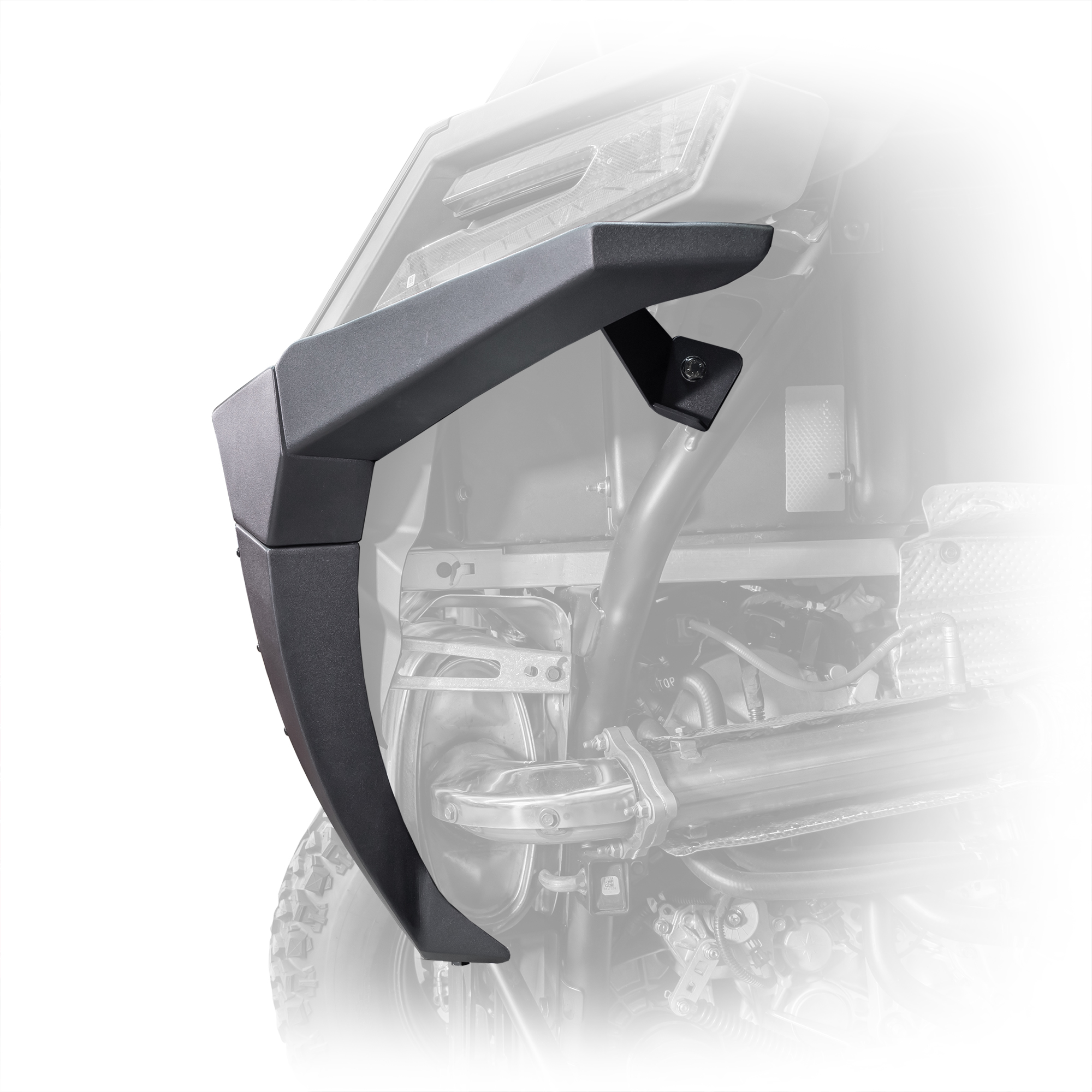 DRT Motorsports Polaris Pro XP / Turbo R Rear Bumper - Black - Image 2