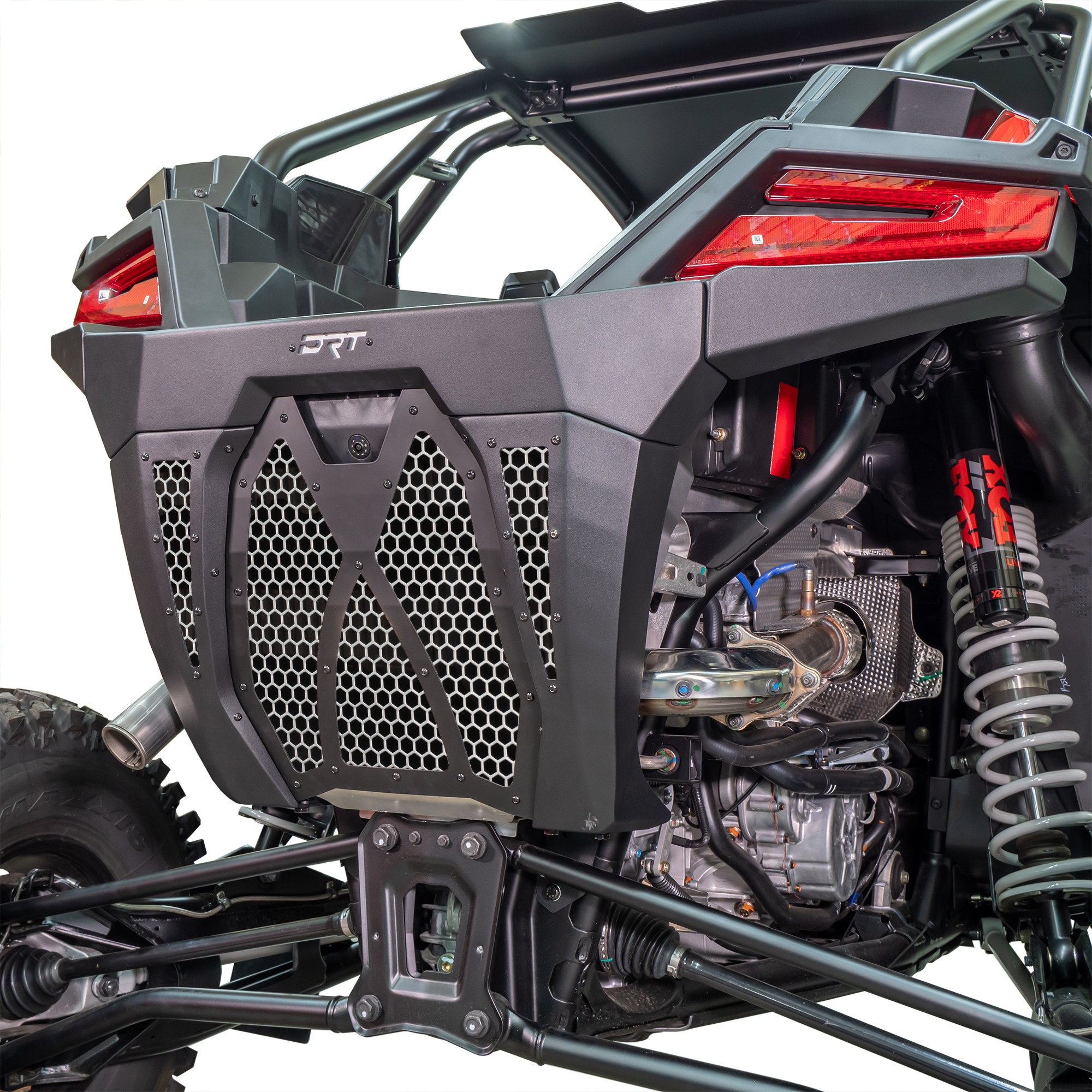 DRT Motorsports Polaris Pro XP / Turbo R Rear Bumper - Black - Image 3