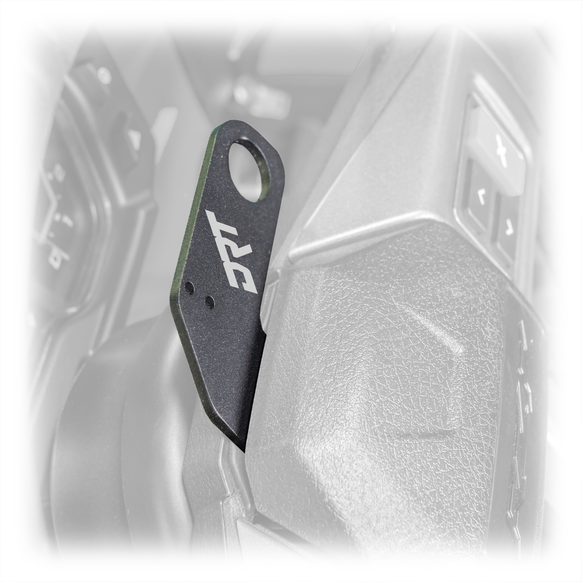 DRT Motorsports Polaris 2020+ Steering Wheel Single Push-To-Talk Plate - Image 2