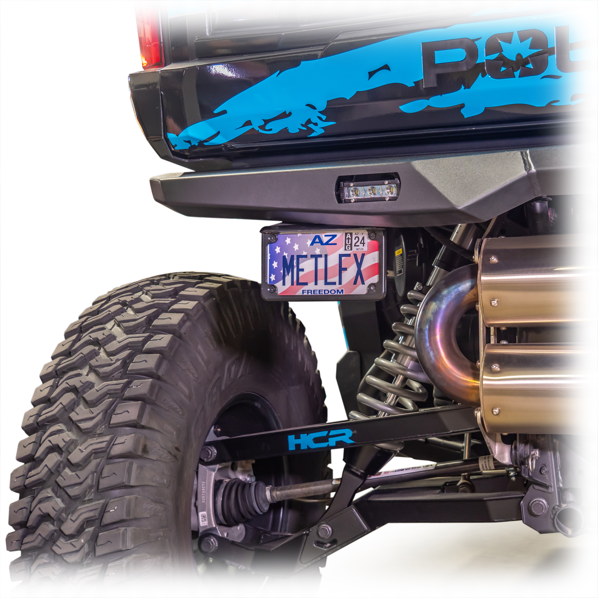 DRT Motorsports Polaris XPEDITION Rear Bumper License Plate Bracket - Image 3