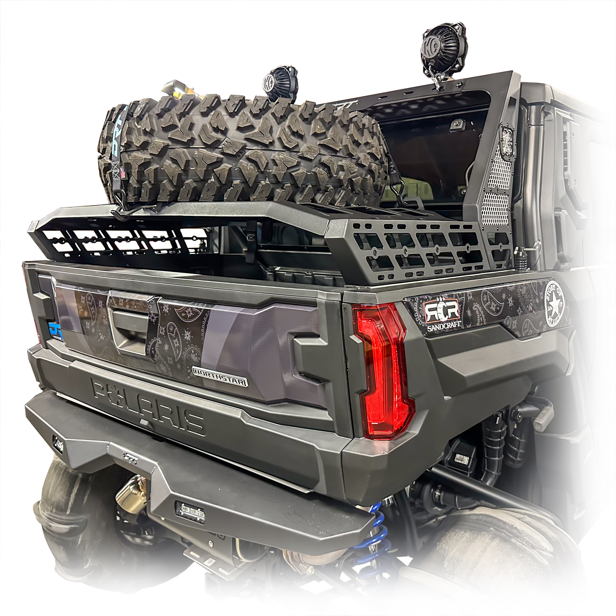 DRT Motorsports Polaris XPEDITION Tire Carrier / Chase Rack System - Image 3