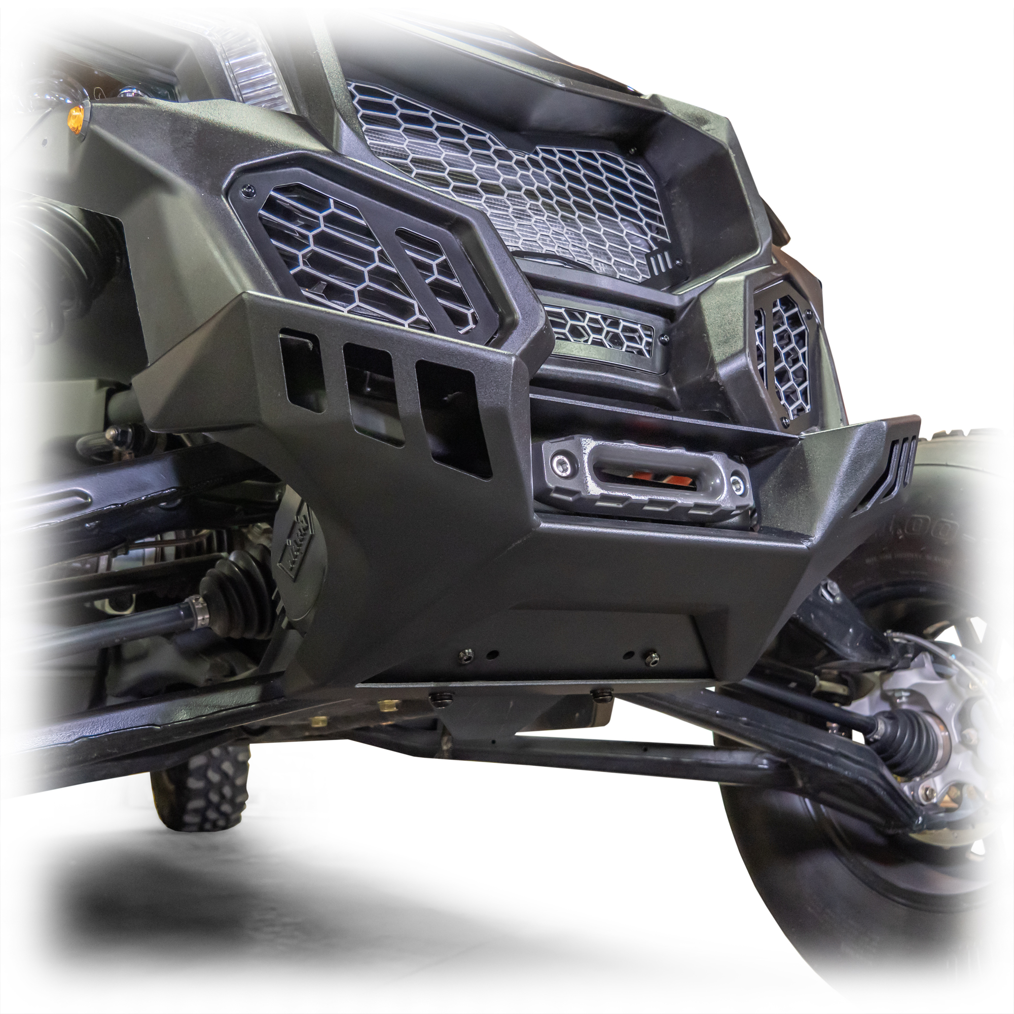 DRT Motorsports Can Am Maverick X3 Front HD Winch Bumper - Image 2