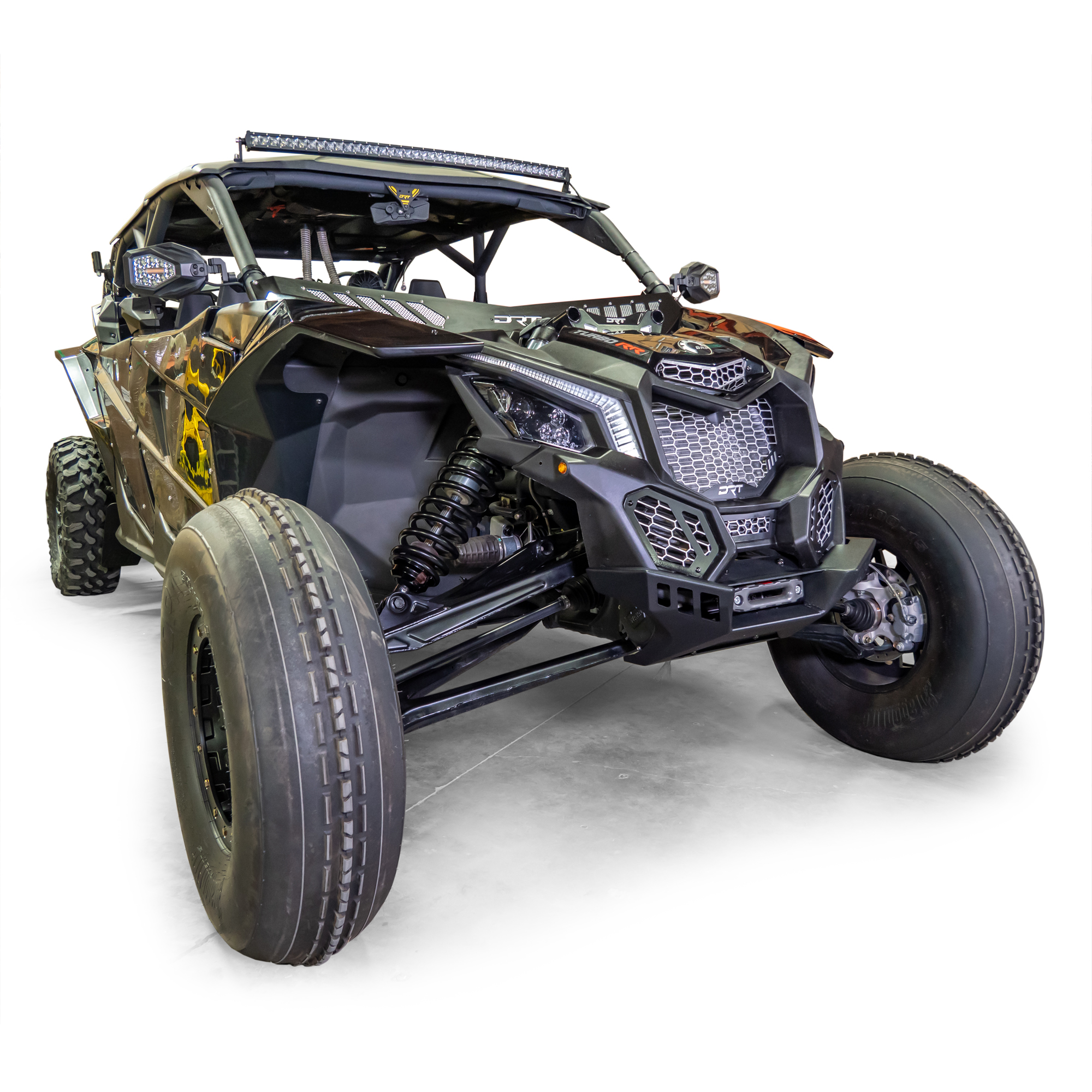 DRT Motorsports Can Am Maverick X3 Front HD Winch Bumper - Image 4