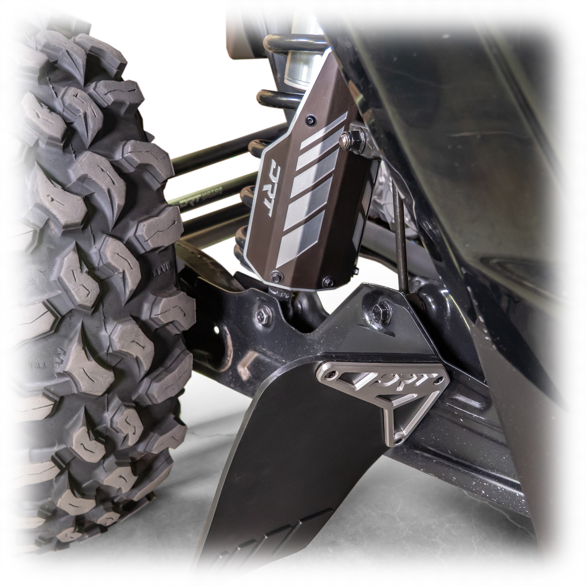 DRT Motorsports CanAm X3 / Maverick R Rear Aluminum Shock Guards - Image 5