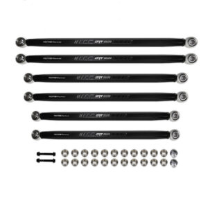 DRT Motorsports Can Am Maverick R 7075 XD Hex Bar Radius Rod Set, Black