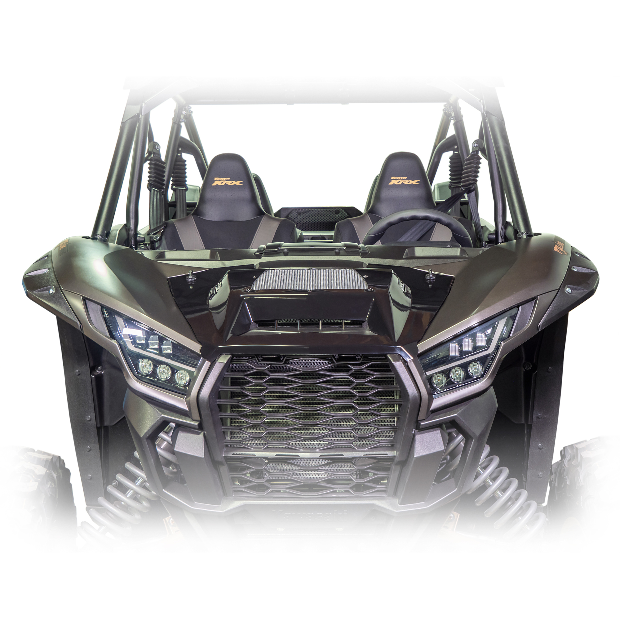DRT Motorsports Kawasaki Teryx KRX/4 1000 High Impact ABS Vented Hood - Image 4