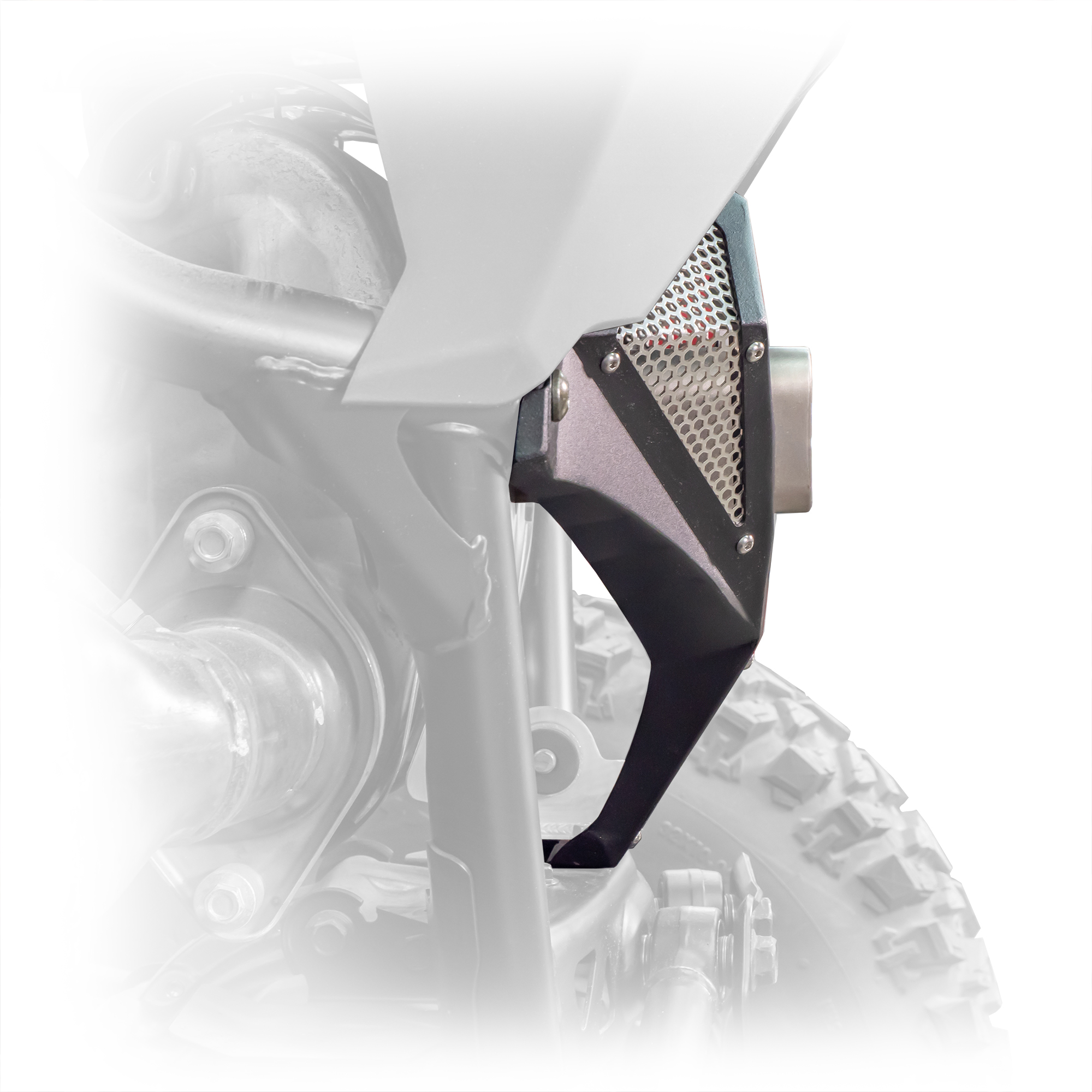 DRT Motorsports Polaris Pro R 2022+ Aluminum Exhaust Cover - Image 2