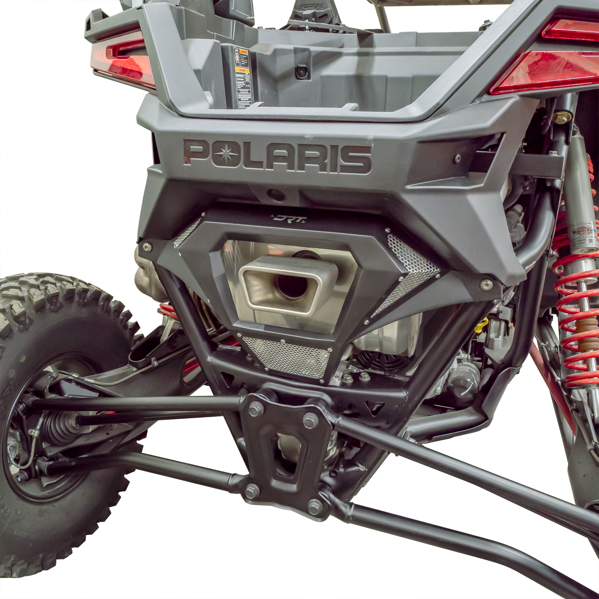 DRT Motorsports Polaris Pro R 2022+ Aluminum Exhaust Cover - Image 4