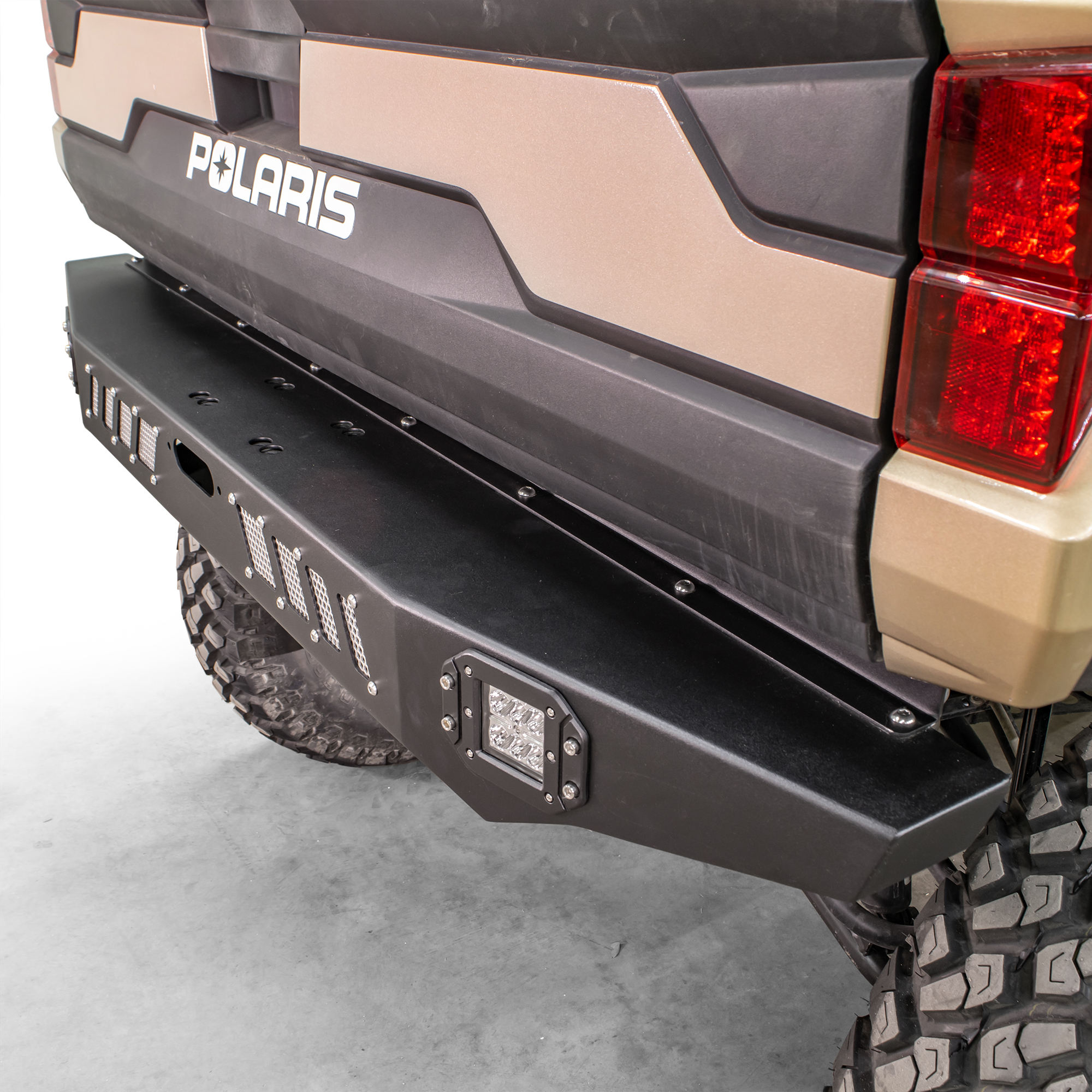 DRT Polaris 2019-2024 Ranger XP 1000 All Models Rear Winch Bumper W/ LED - Image 3
