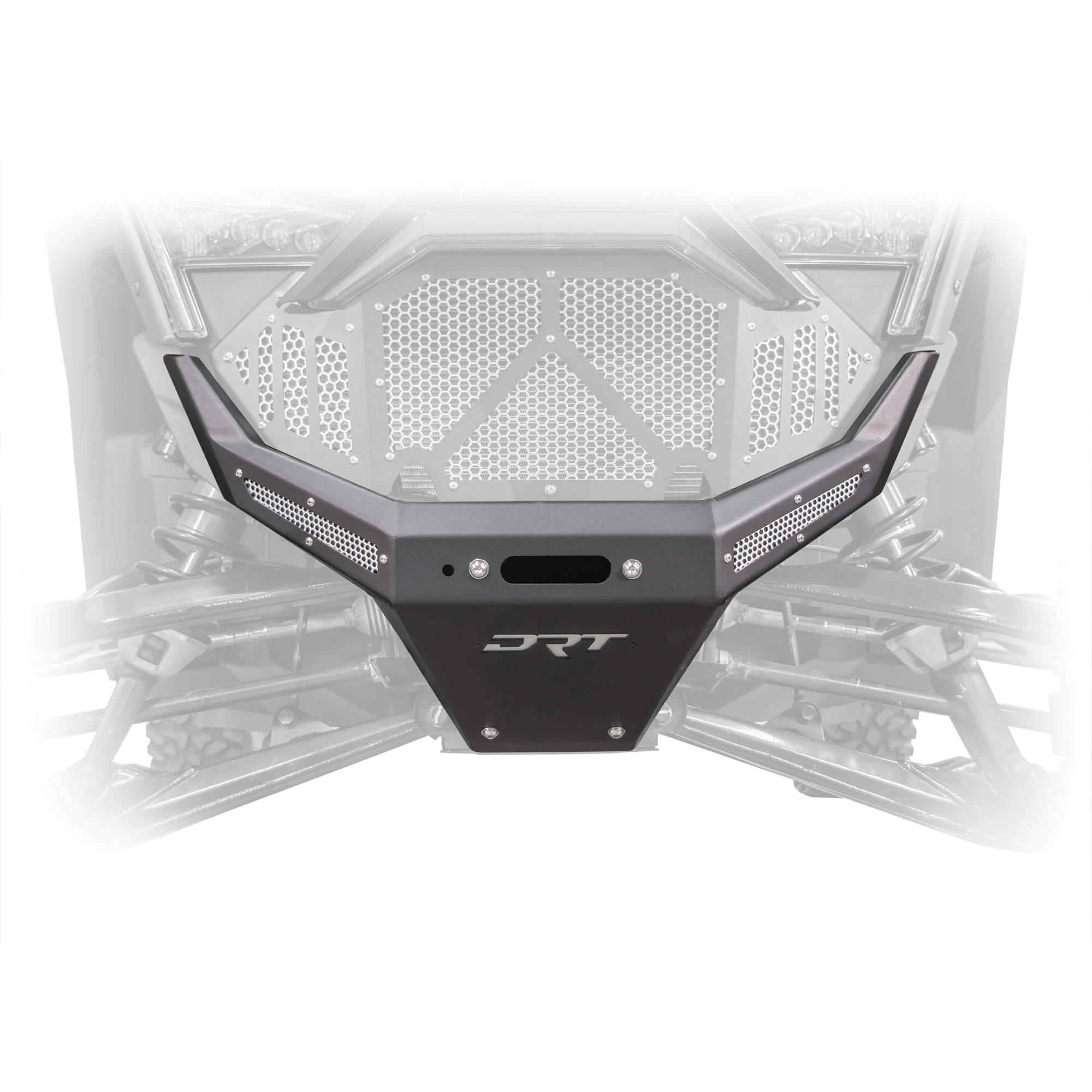 DRT Motorsports Polaris Pro R / Turbo R 2022-2024 Front Winch Bumper - Black