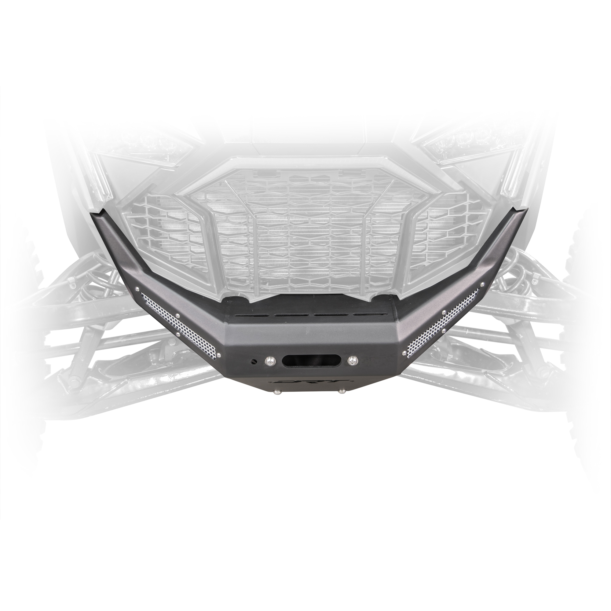 DRT Motorsports Polaris Pro R / Turbo R 2022-2024 Front Winch Bumper - Black - Image 2