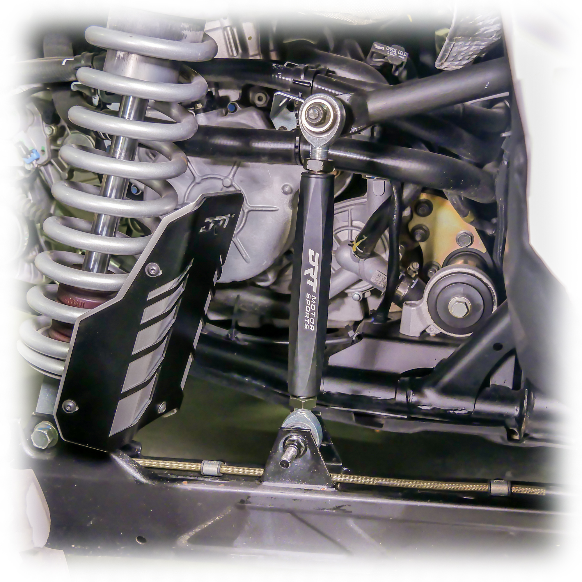 DRT Motorsports Polaris Pro XP Billet Aluminum Hex Bar Adjustable Sway Bar Link Kit, Rear (M10) - Image 2