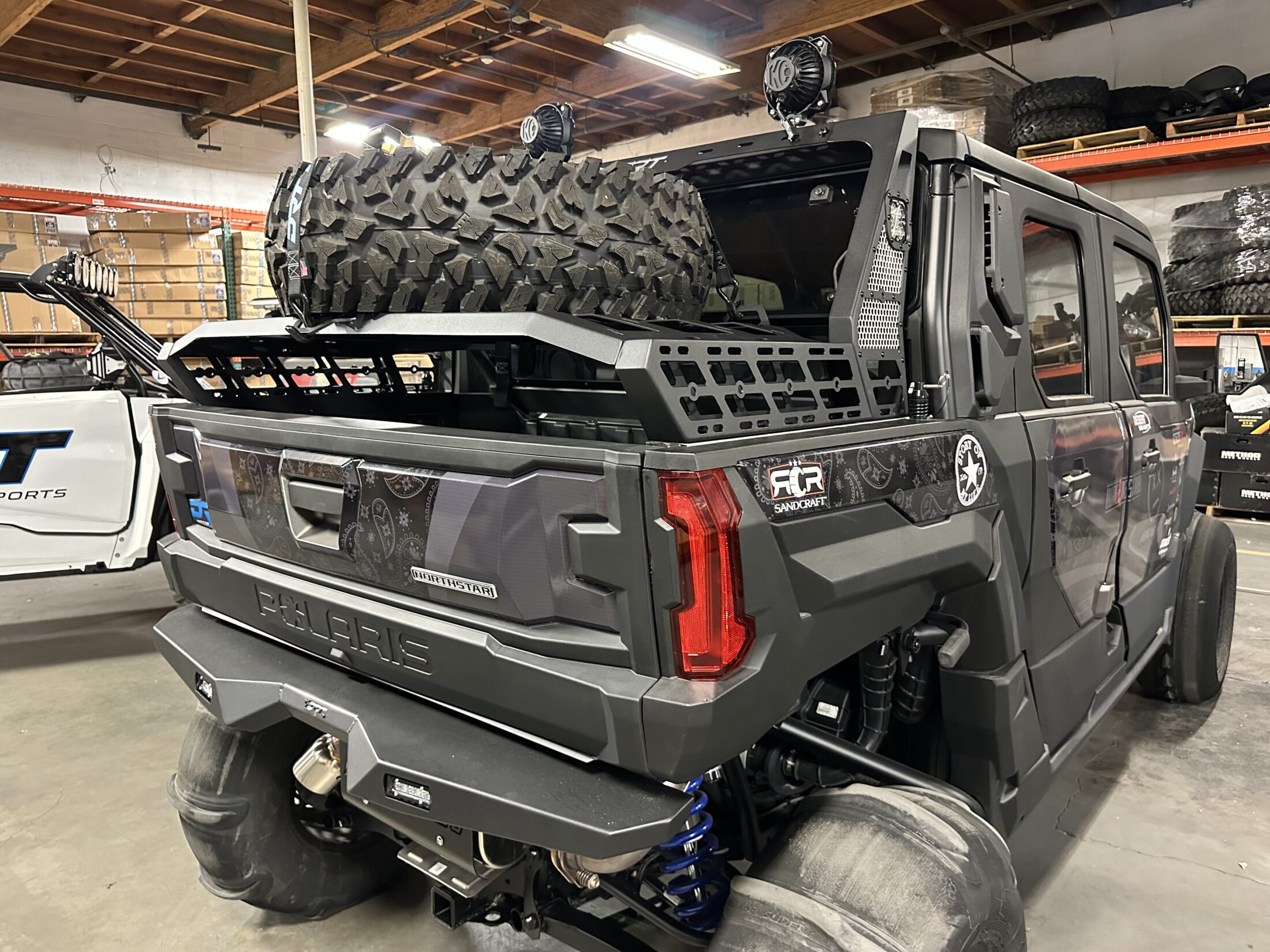 DRT Motorsports Polaris XPEDITION Tire Carrier - Image 5